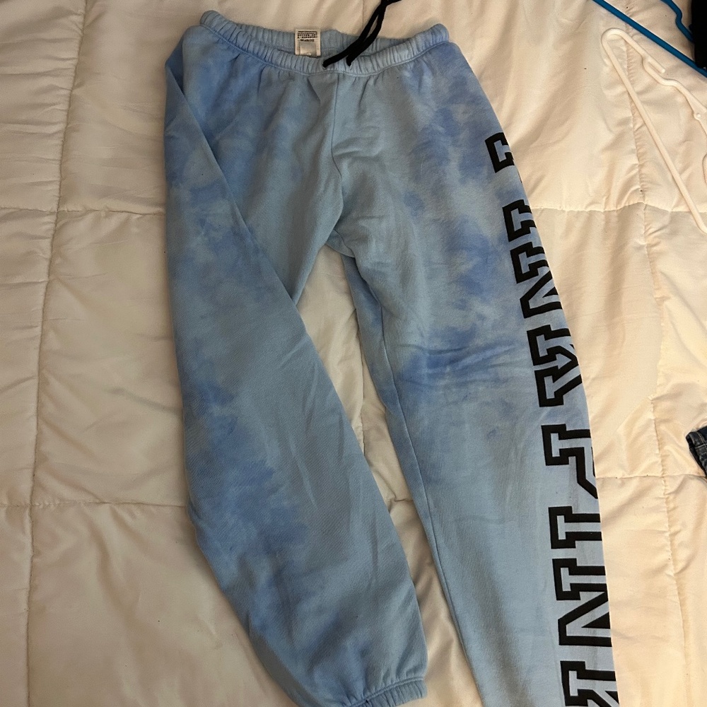 PINK Victoria secret blue joggers size XS